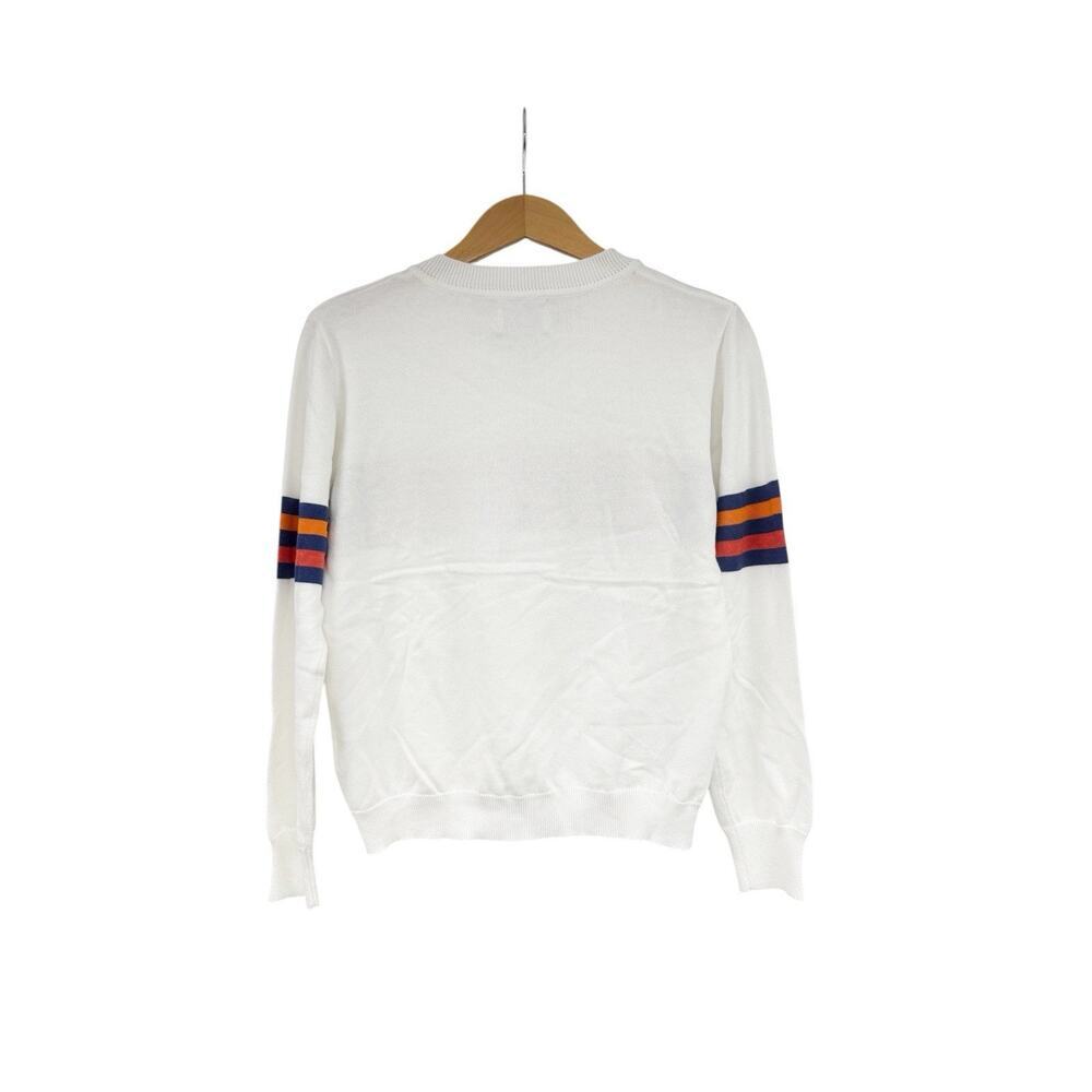 Sparkle City Houston Astros Baseball White Lightweight Sweater Preppy Womens - Picture 4 of 5